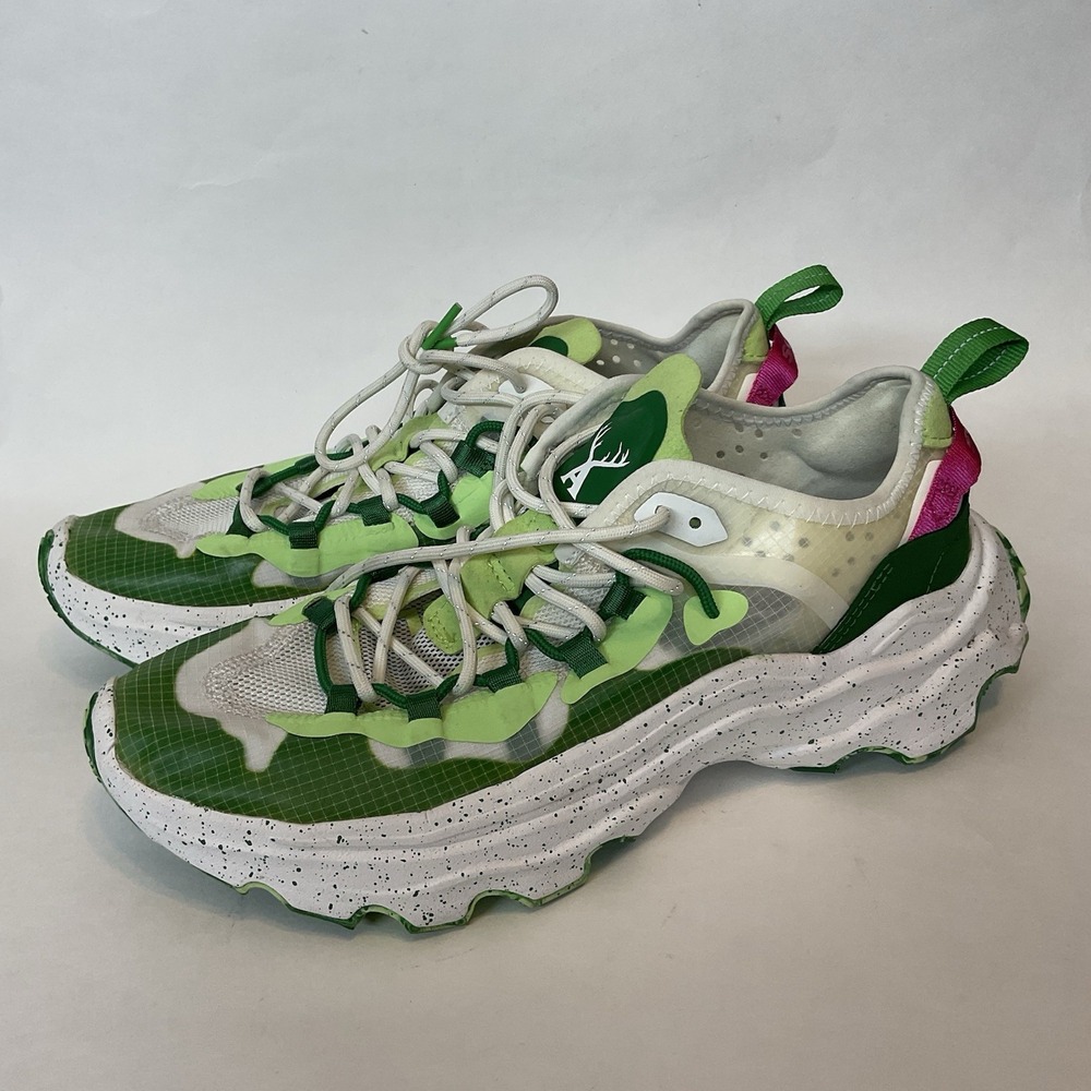 Sorel Green Alfred Coffee Kinetic Breakthrough Women's Sneakers US SIZE 9,5